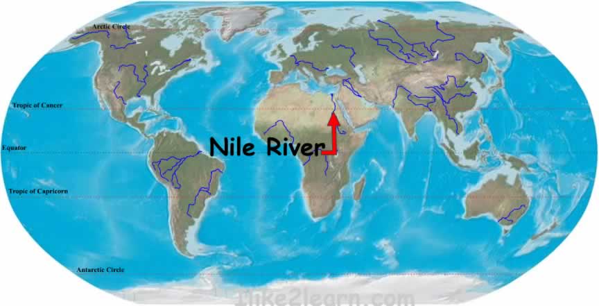 Where Is The Nile River Located On The World Map Geography | Know It All | Page 3