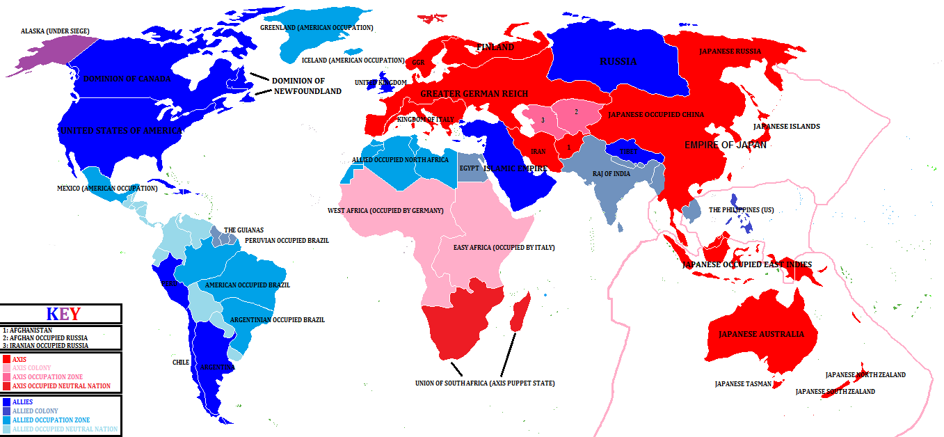 Map World War Ii