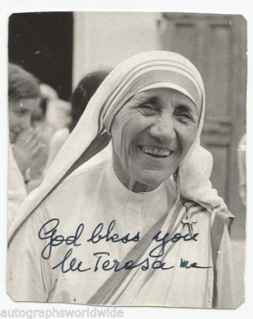 Mother Teresa Signature
