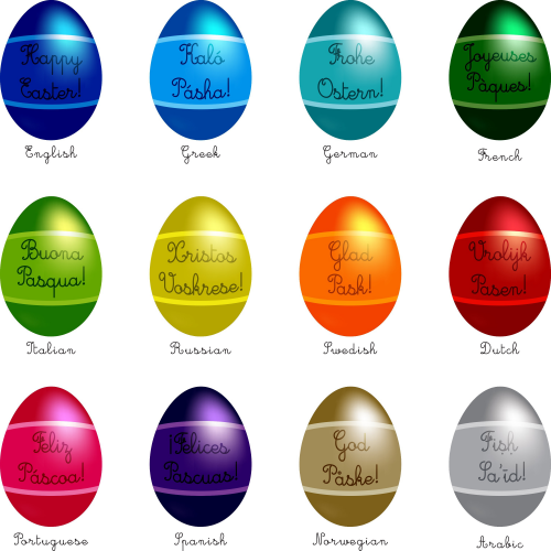 Happy Easter in All Languages